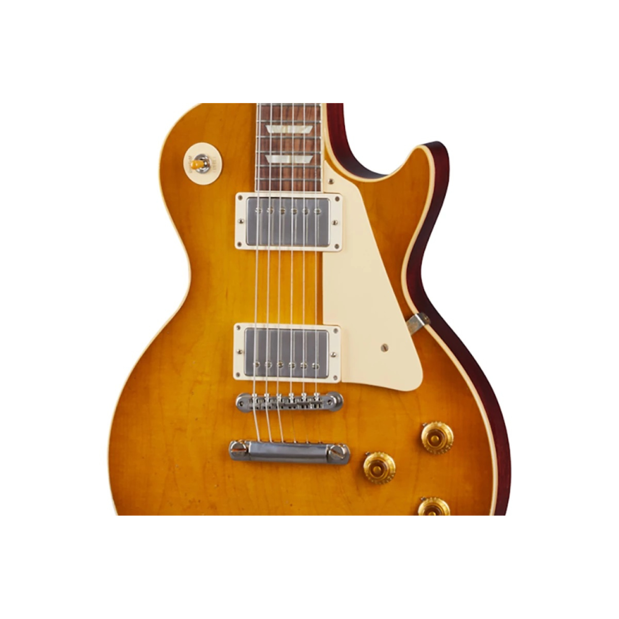 Electric Guitar Gibson Custom Shop 1958 Les Paul Standard Reissue Light Aged (Lemon Burst)