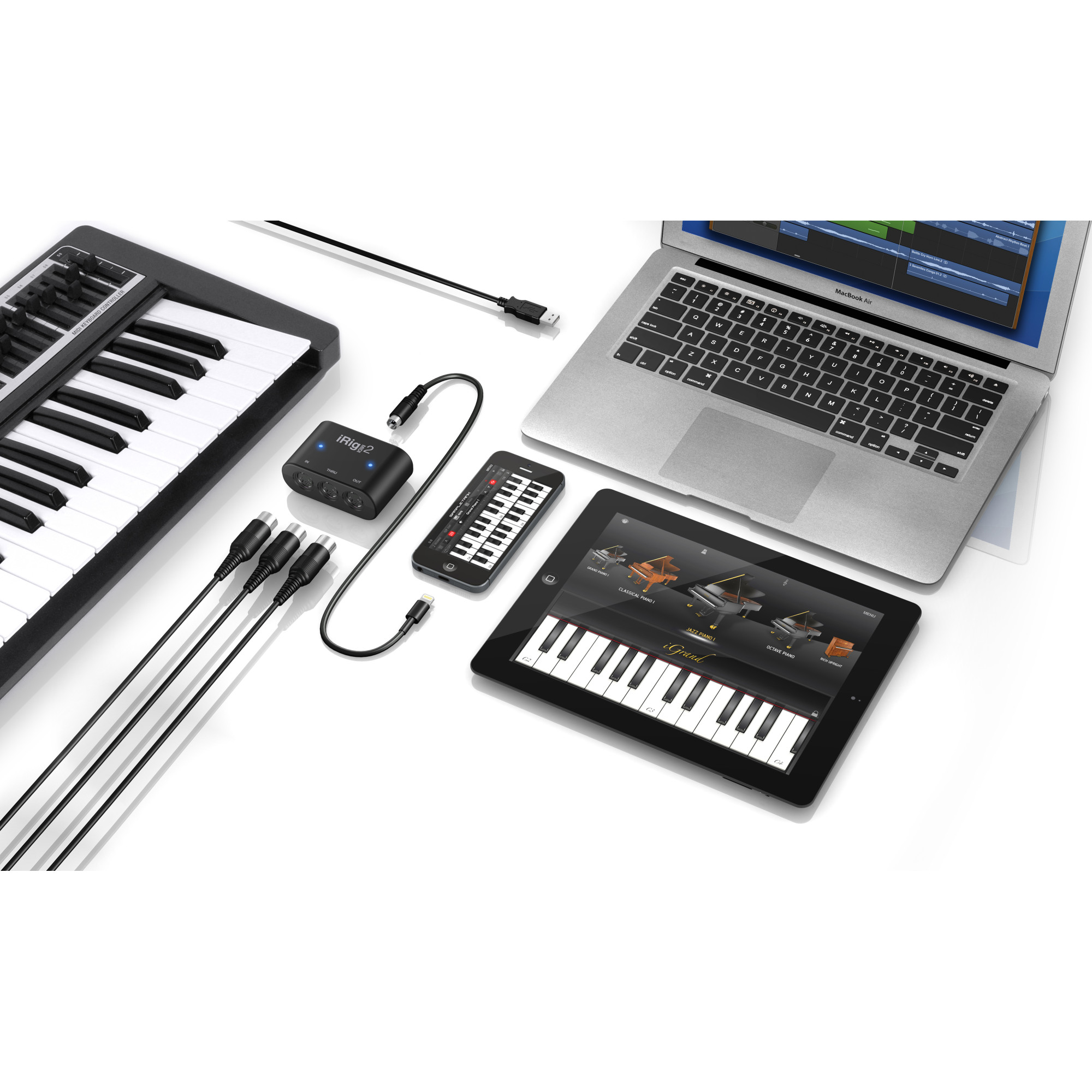 Аудиоинтерфейс IK Multimedia iRig MIDI 2