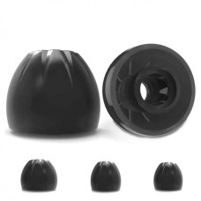 Амбушюри Knowledge Zenith (KZ Audio) Silicone Eartips (Black) (3 пари)