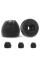 Амбушюри Knowledge Zenith (KZ Audio) Silicone Eartips (Black) (3 пари)