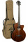 Electric Acoustic Bass Guitar Lag SAUVAGE-BCE + case
