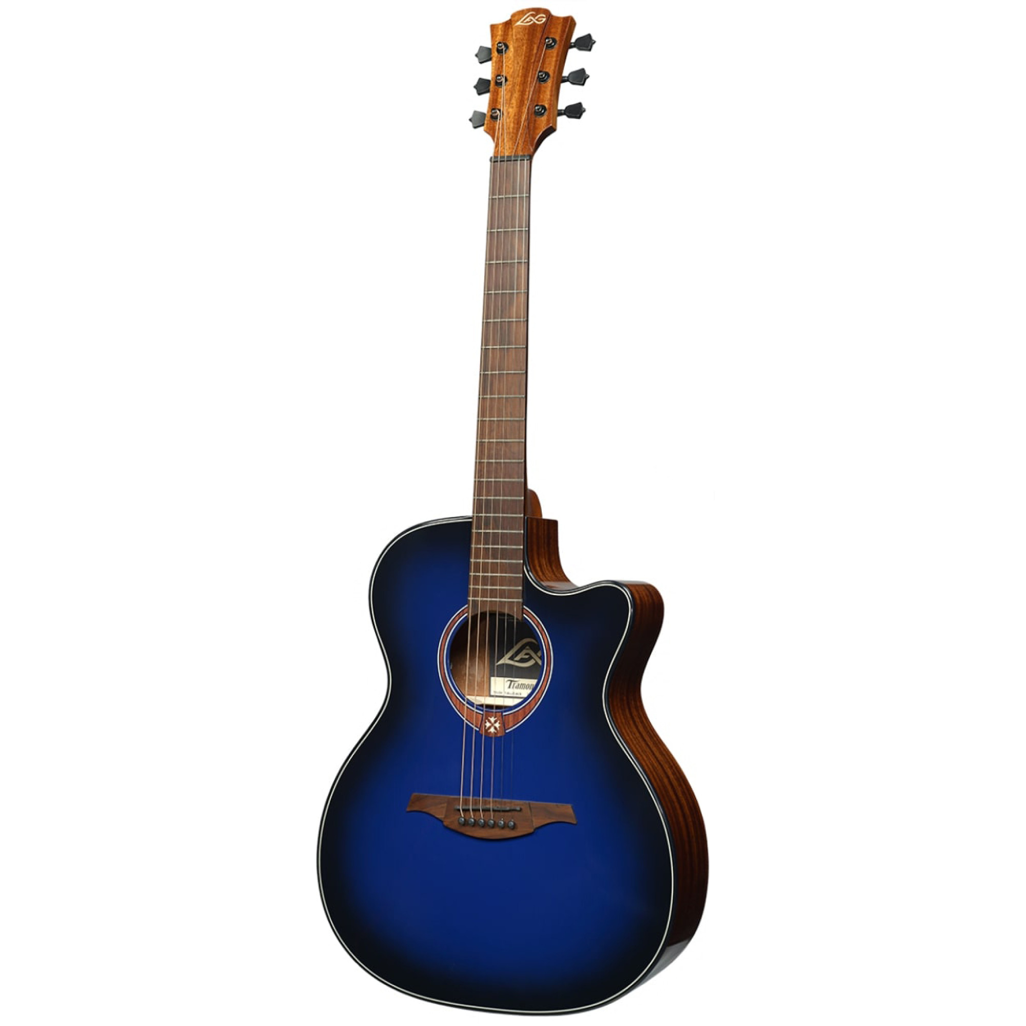 Електроакустична гітара Lag Tramontane Special Edition T-BLUE-ACE (Blue Burst)