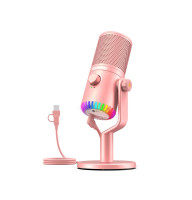 Мікрофон для геймерів Maono DM30 (Pink)