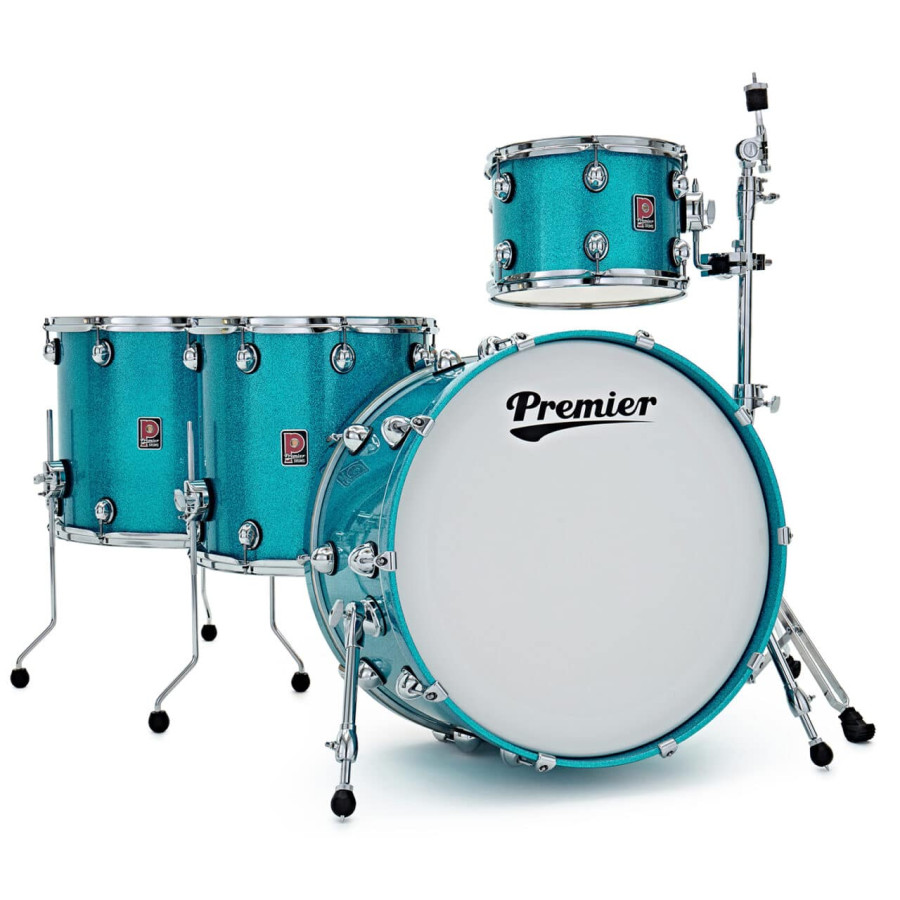 Ударна установка Premier Genista Heritage 24" 4pc Shell Pack PGH24-4SPAQX (Aqua Sparkle)