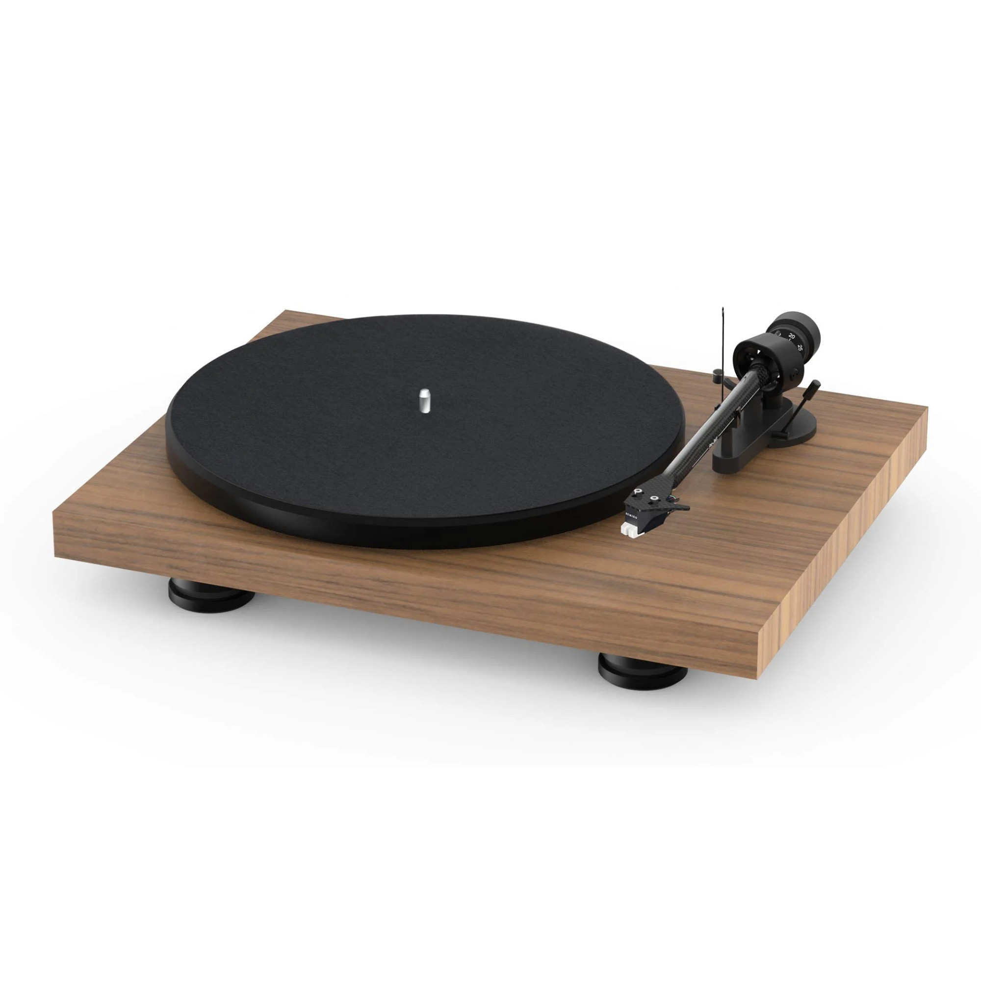 Виниловый проигрыватель Pro-Ject Debut Carbon EVO 2M-Red Satin Walnut