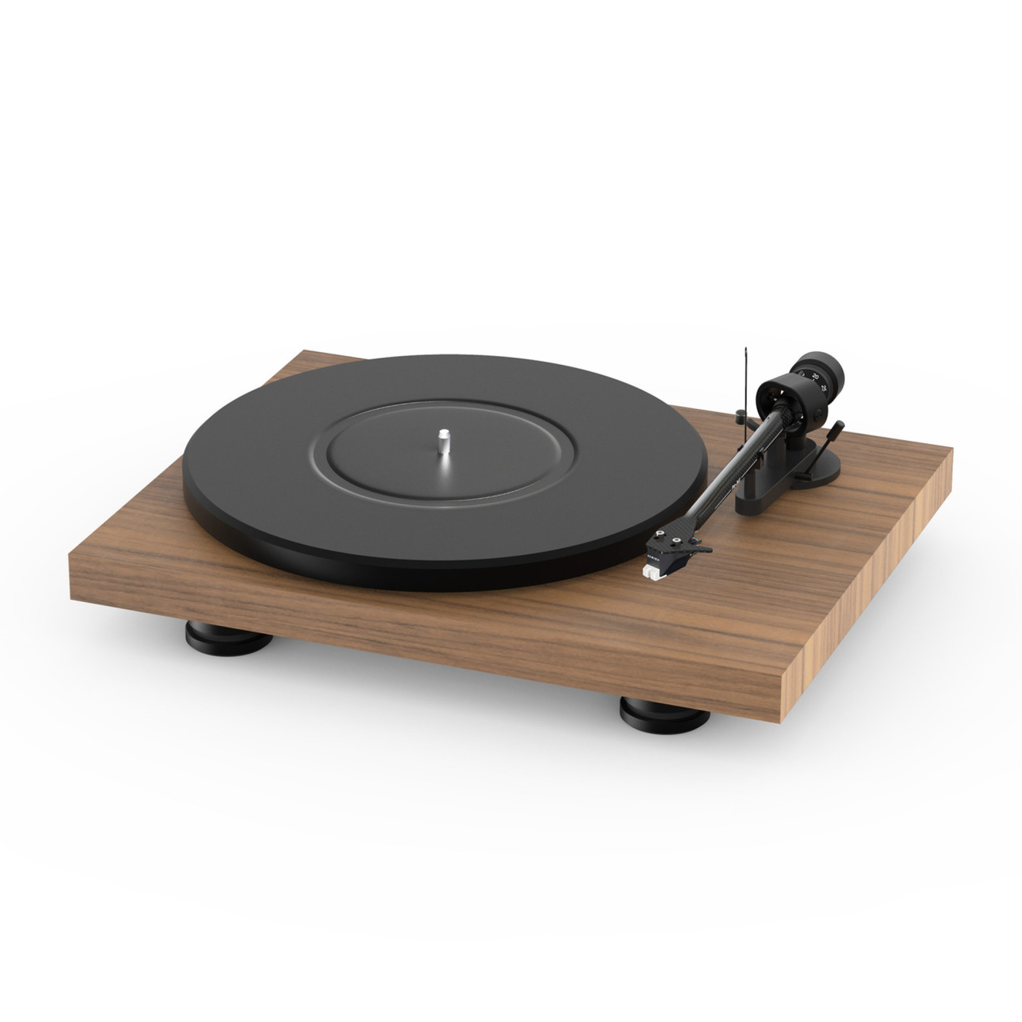 Виниловый проигрыватель Pro-Ject Debut Carbon EVO 2M-Red Satin Walnut