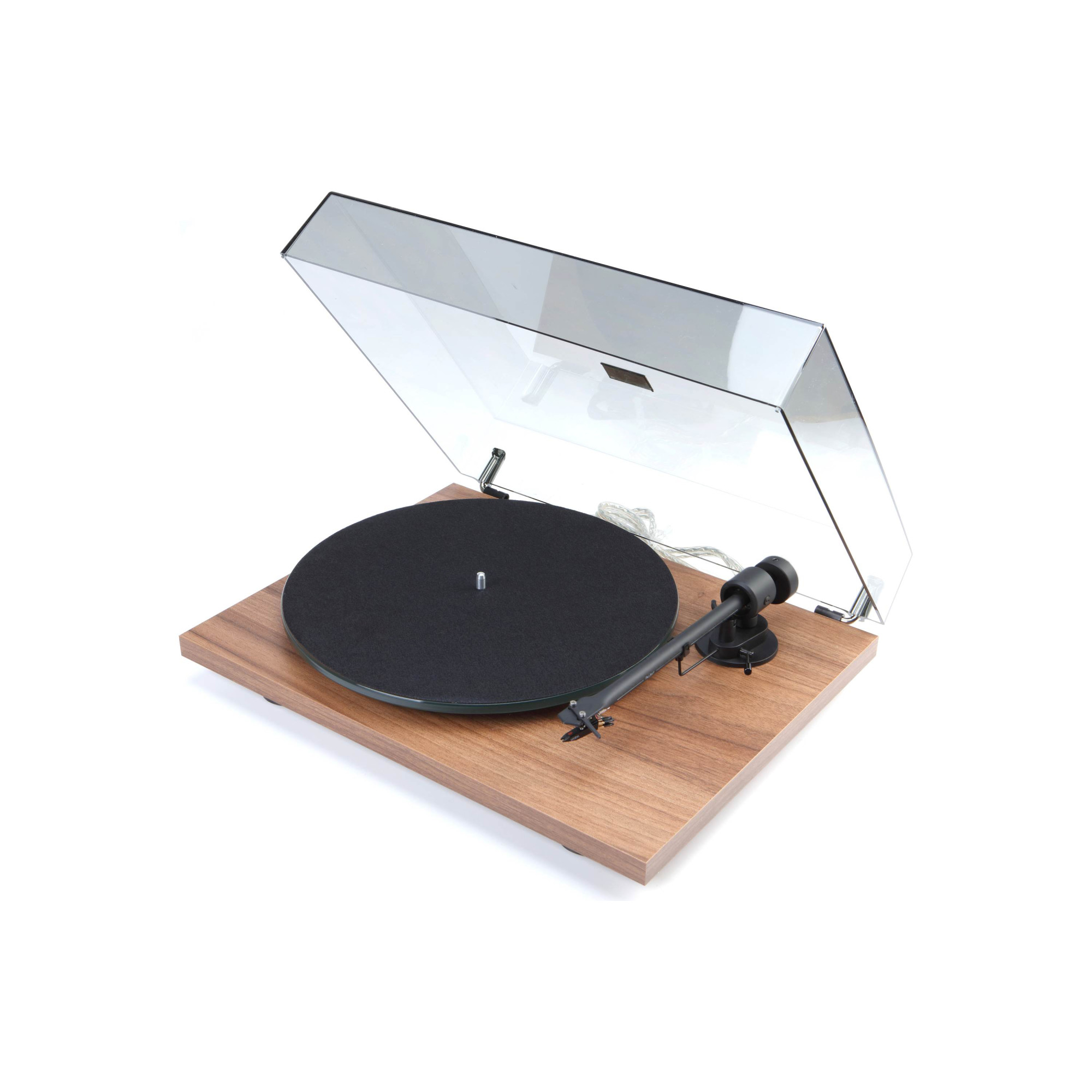 Виниловый проигрыватель Pro-Ject T1 OM5e Walnut