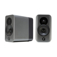 Поличкова акустика Q Acoustics Concept 300 (Silver & Ebony) with Stand