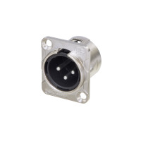 Socket XLR Male Rean by Neutrik RC3MDL