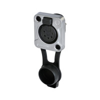 Socket XLR-5 Female Rean by Neutrik RRX5F-Z-000-1