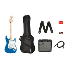 Гітарний набір з електрогітарою Squier By Fender Affinity Strat Pack HSS Lake Placid Blue