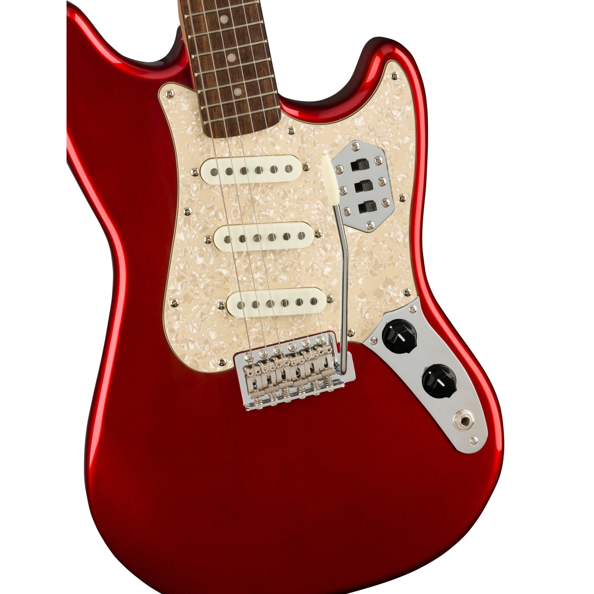 Электрогитара Squier By Fender Paranormal Cyclone LRL Candy Apple Red