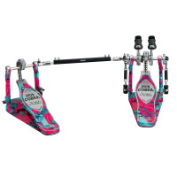 Double Bass Pedal Tama Iron Cobra 50th Anniversary Limited HP900PWMCS (Coral Swir)
