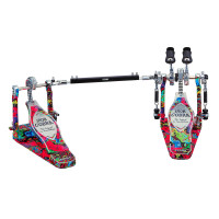 Двойная педаль (кардан) для бас-барабана Tama Iron Cobra 50th Anniversary Limited HP900PWMPR (Psychedelic Rainbow)