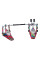 Double Bass Pedal Tama Iron Cobra 50th Anniversary Limited HP900PWMPR (Psychedelic Rainbow)