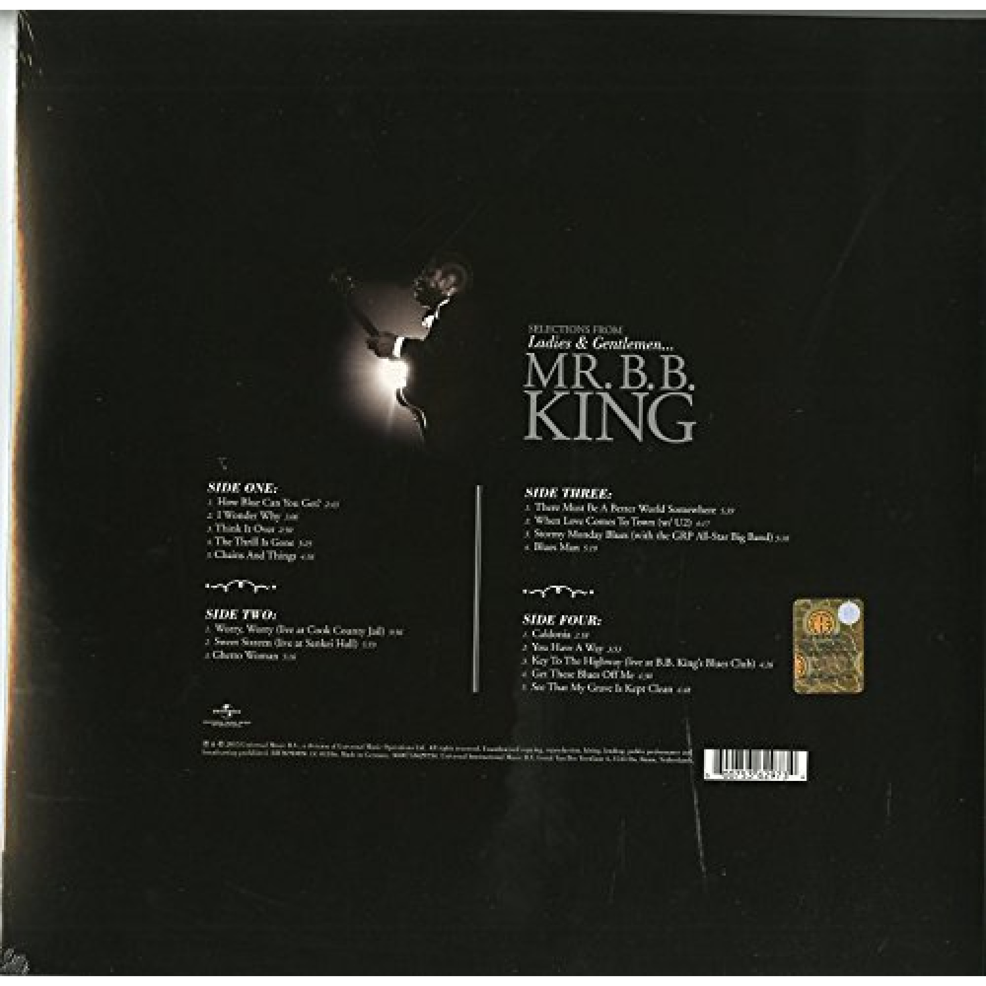 Виниловая пластинка B.B. King Selections From Ladies And Gentlemen... [2LP]