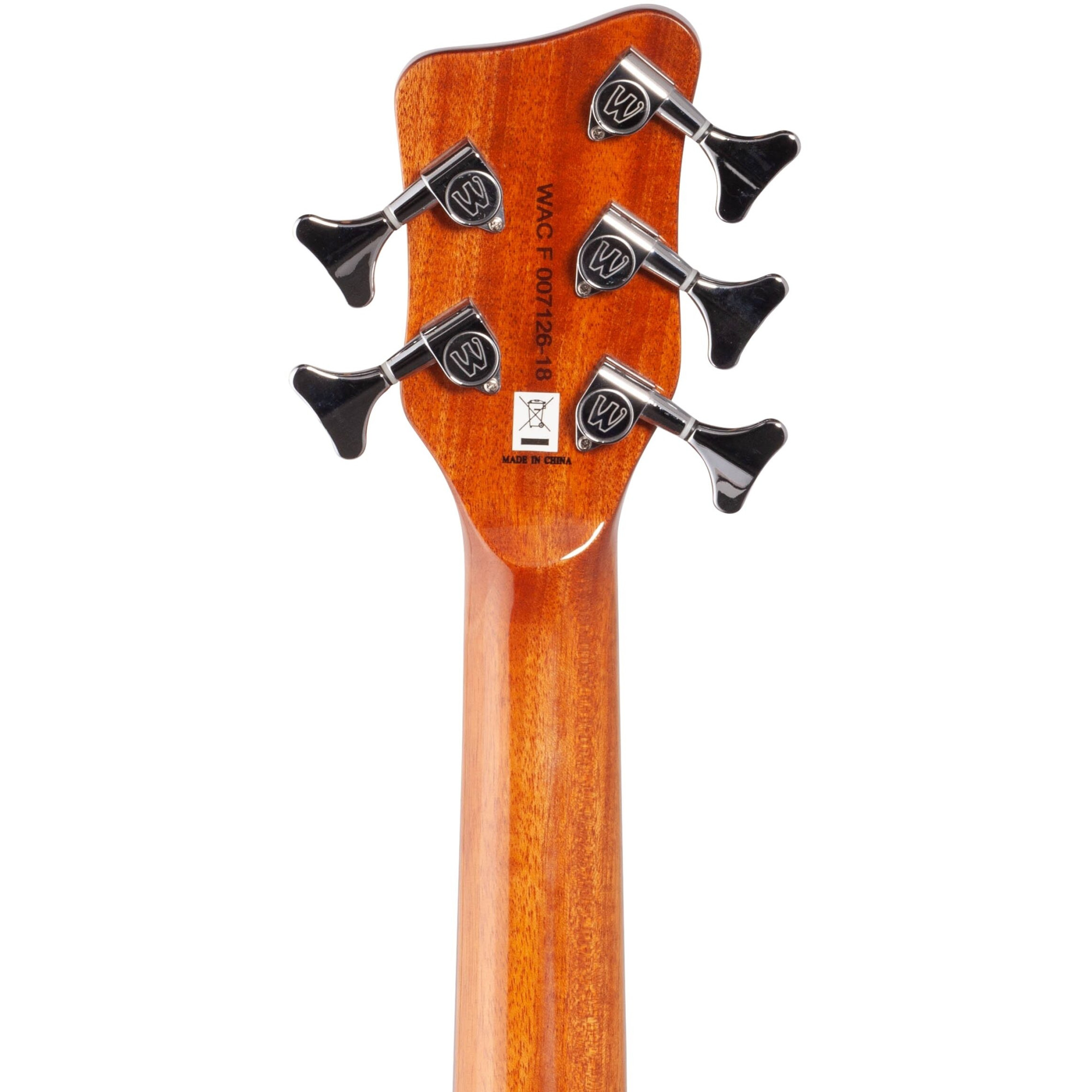 Acoustic Bass Guitar Warwick RockBass Alien Deluxe, 4-String (Natural Transparent Satin)