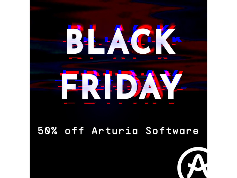 Arturia розпочинає Чорну п'ятницю з 50% знижки на софт