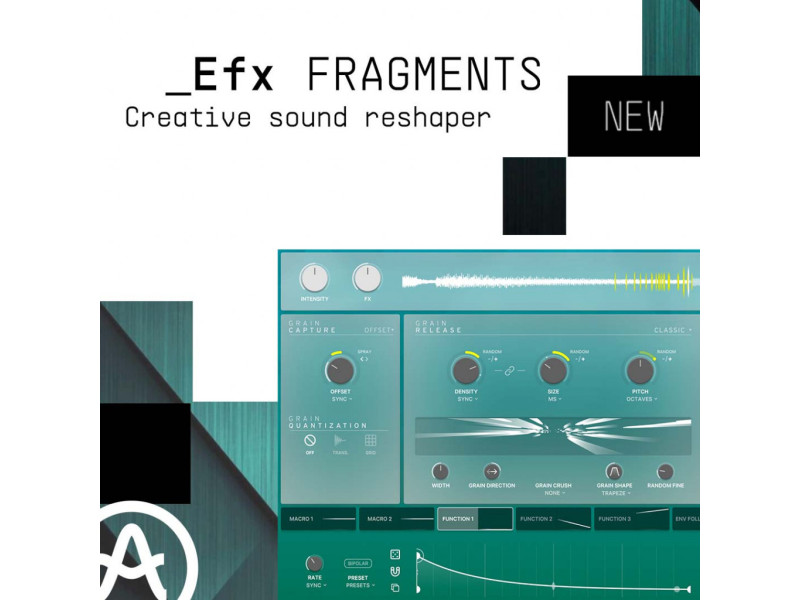 Гранулярный плагин Efx FRAGMENTS от Arturia