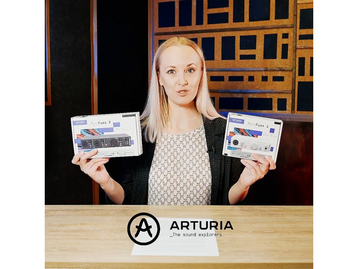 Nadiia Bondarets about the Arturia MiniFuse 2 audio interface