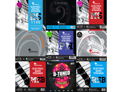 Велике оновлення асортименту струн Gallistrings для електро/бас-гітар