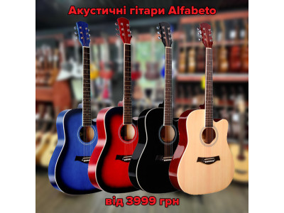 Распродажа избранных акустических гитар Alfabeto серии WG