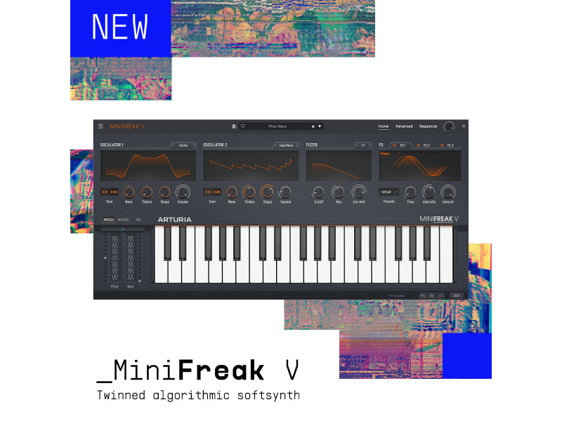 Програмний синтезатор Arturia MiniFreak V тепер доступний для всіх користувачів