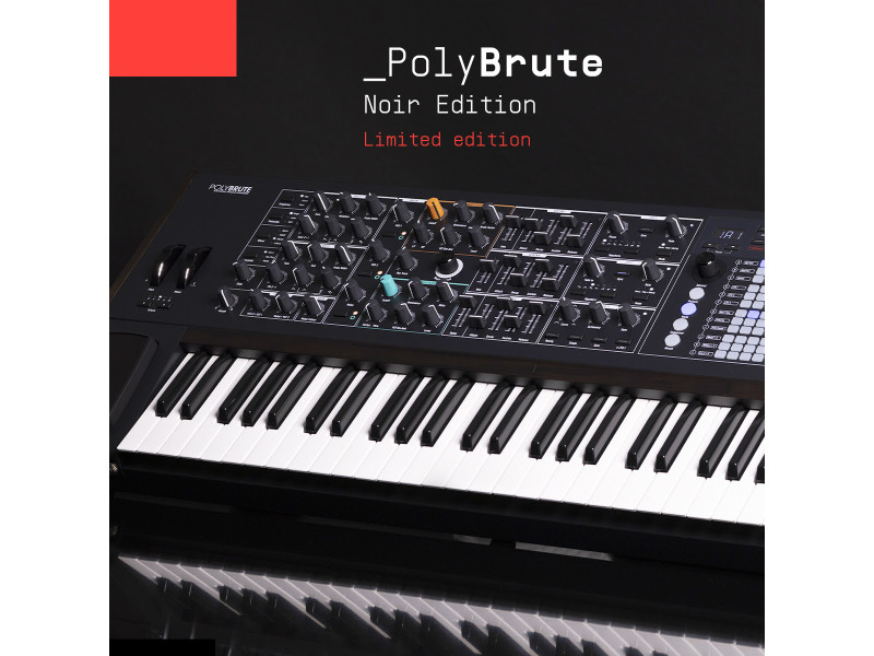 Presented by Arturia PolyBrute Noir Edition