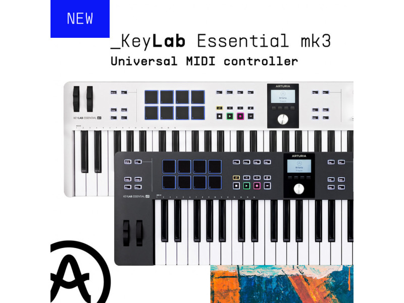 KeyLab Essential mk3 and MicroFreak Stellar from Arturia are already in Ukraine!