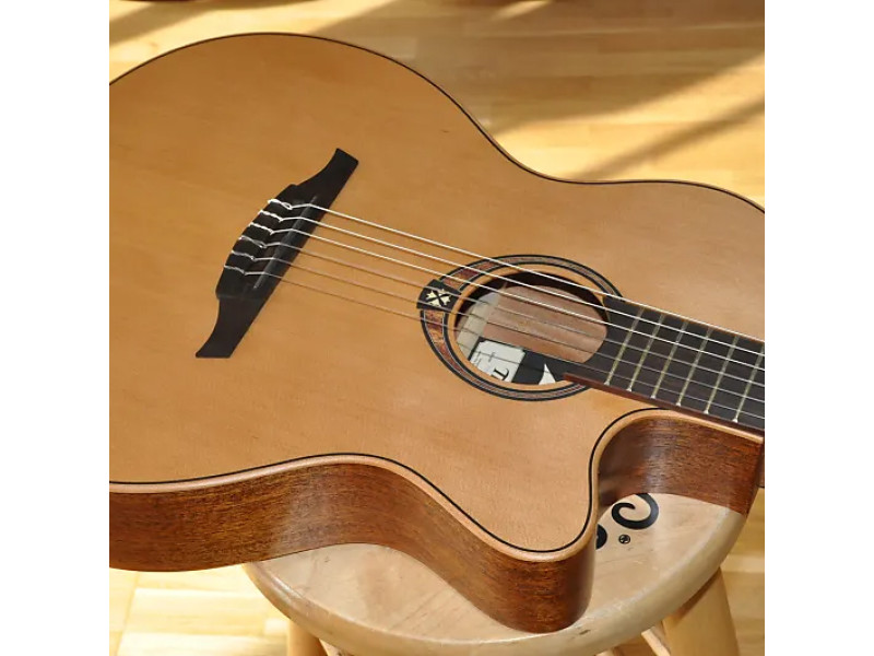 Acoustic-Electric guitar with nylon strings Lag Tramontane TN200A14CE