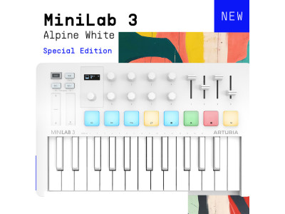 Представляємо MiniLab 3 Alpine White від Arturia