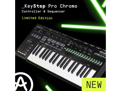 Arturia представила KeyStep Pro Chroma и новую прошивку 2.5