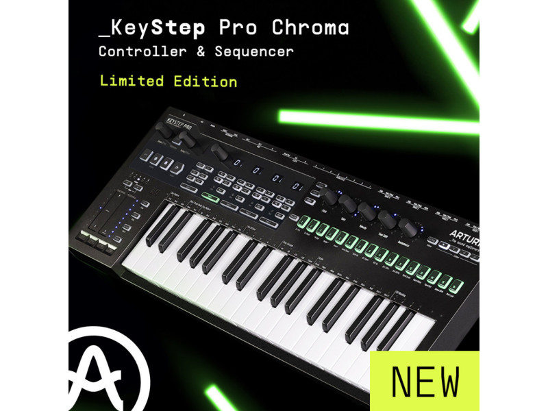Arturia introduced KeyStep Pro Chroma, plus new firmware 2.5