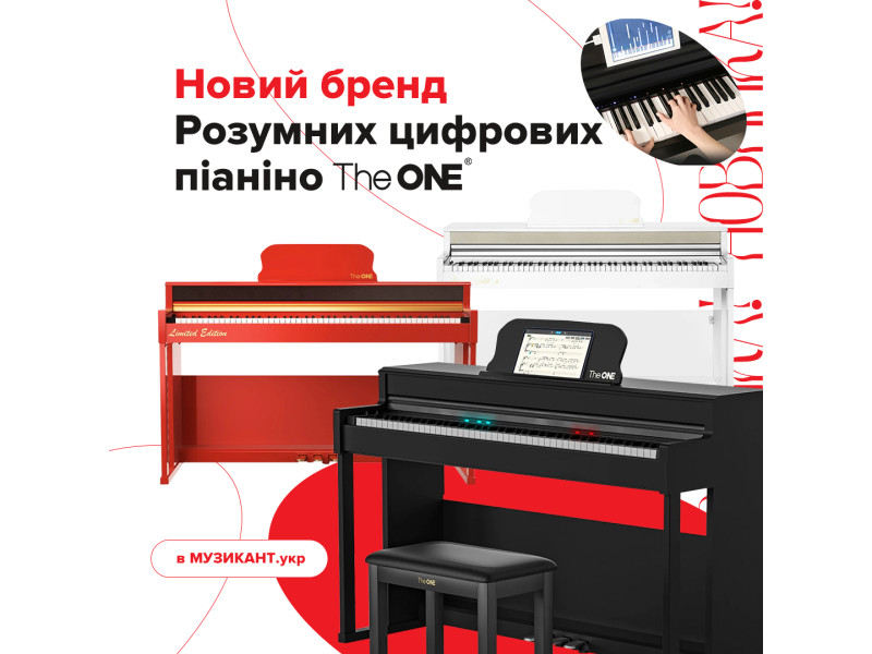 New brand The ONE - smart digital pianos already in test.musician.ua