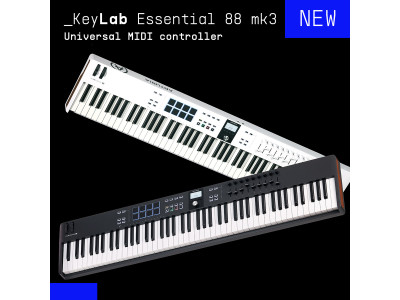 Arturia анонсує KeyLab Essential 88 mk3