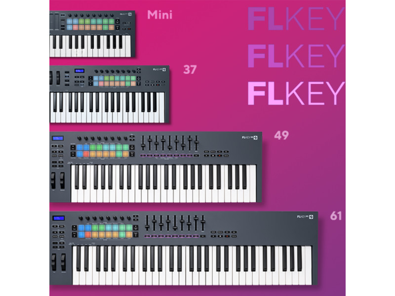 Новинка! MIDI-клавиатуры серии FLkey от Novation уже в наличии