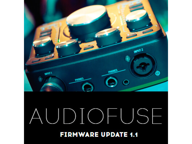 Обновление прошивки AudioFuse от Arturia