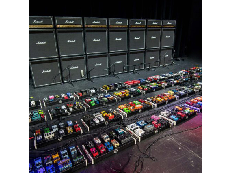 The Worlds Largest Pedal Board built with EBS patch cables