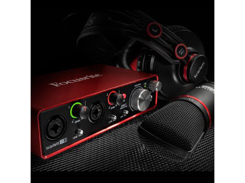 The new generation of Focusrite Scarlett now with Pro Tools