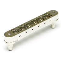 Bridge Graph Tech PM-8843-N0 ResoMax NV1 4mm Tune-O-Matic AutoLock Bridge - Nickel