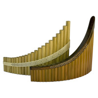 Pan Flute Hora Panpipe 22 acacia/maple Alto Acacia