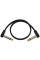 Інструментальний патч-кабель D'Addario PW-FPRR-01 Custom Series Flat Patch Cable 1'
