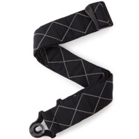 Ремень для гитары 50BAL02 Auto Lock Guitar Strap (Black Padded Diamonds)