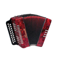 Диатонический аккордеон Serenelli Y-08-BC Красный