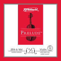 Cтруна Соль для скрипки D'Addario PRELUDE VIOLIN SINGLE G STRING (4/4 Scale, Medium Tension)