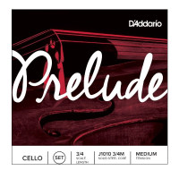 Strings For Cello D'Addario PRELUDE CELLO STRING SET (3/4 Scale, Medium Tension)