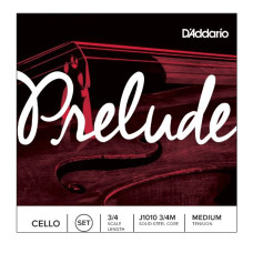 Струни для віолончелі D'Addario PRELUDE CELLO STRING SET (3/4 Scale, Medium Tension)