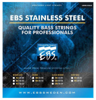 Струны для бас-гитары EBS SS-CM 4-strings (45-105) Stainless Steel