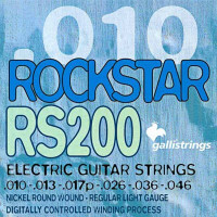 Комплект струн для електрогітари Galli Rockstar RS200 Regular Light