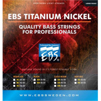 Bass strings EBS TN-HB 4-strings (50-110) Titanium Nickel